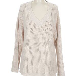 Z Supply Cotton Open Weave Sweater Sz M